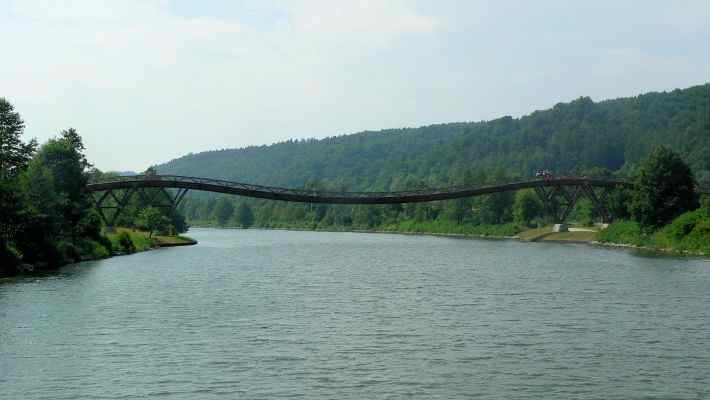 Längste Holzhängebrücke Europas